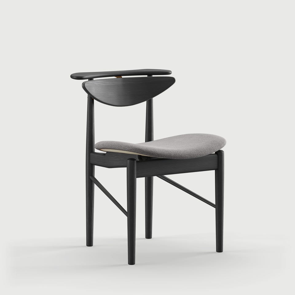 House of Finn Juhl - Reading Chair Black - Dining Chair 