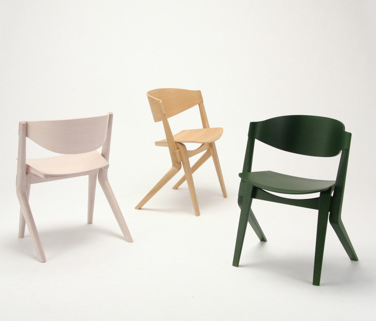 Karimoku New Standard - SCOUT CHAIR pink white - Dining Chair 