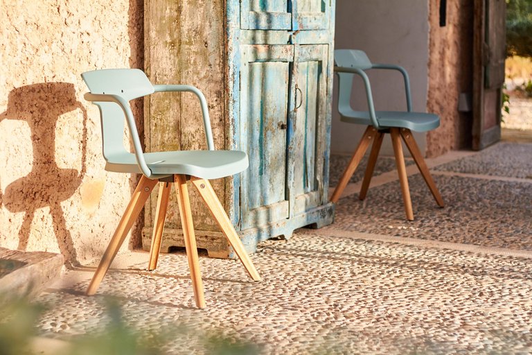 TOLIX - T14 Wooden Chair - Dining Chair 