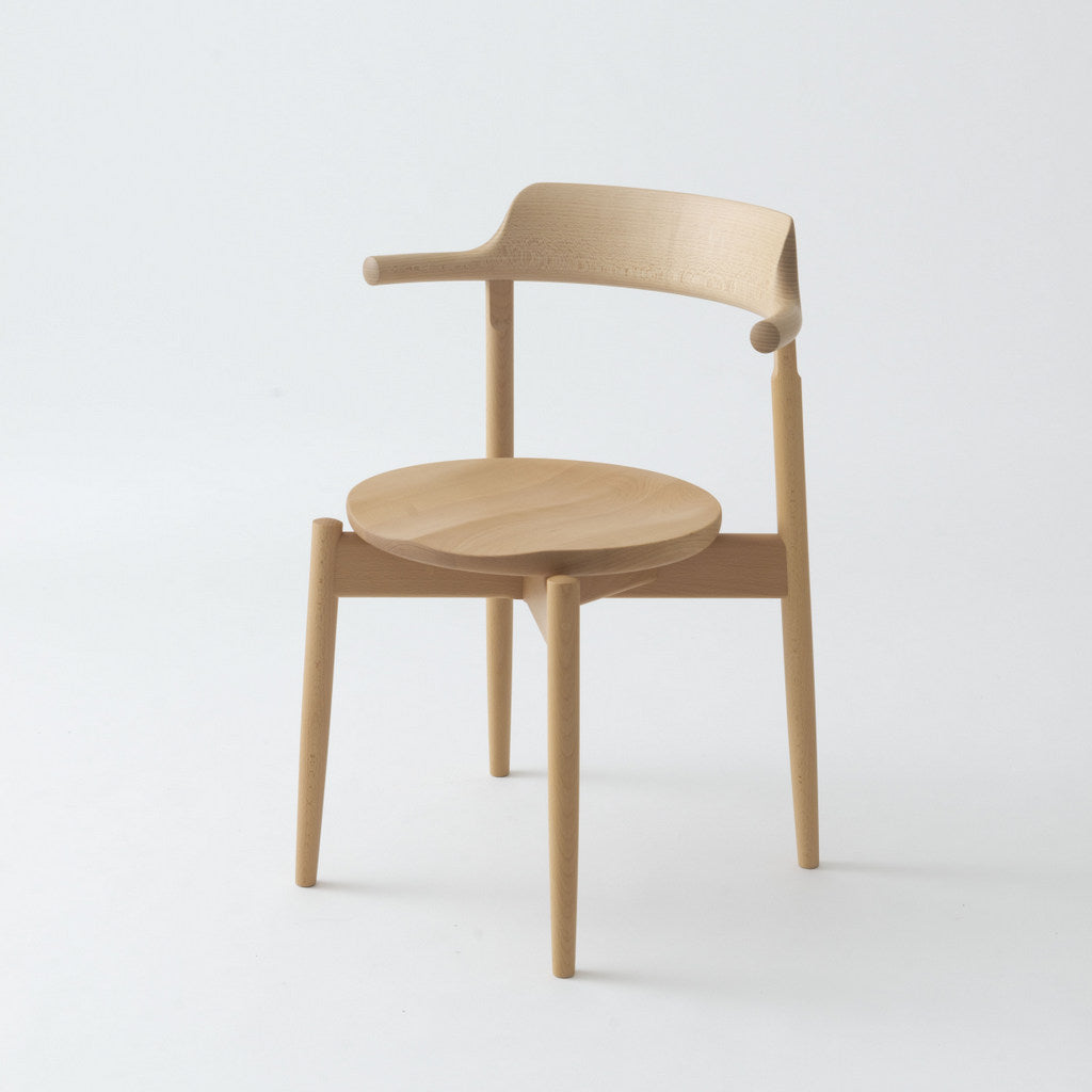 HIDA - TSUBURA Chair Wooden Seat - Dining Chair 