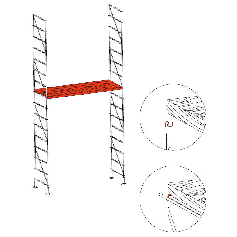 Mobles 114 - TRIA 36 wood shelf - Accessories 