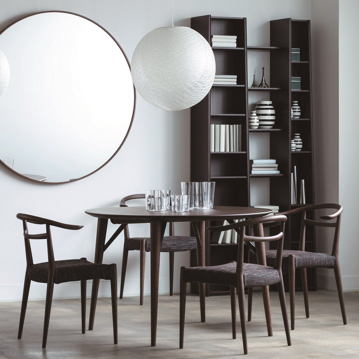 Nissin - White Wood Chair WOC-1310-O - Dining Chair 