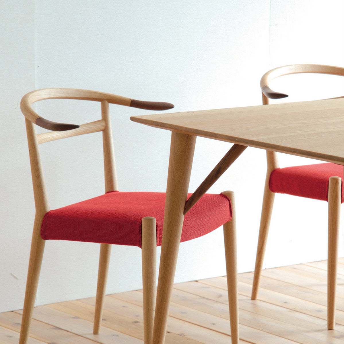 Nissin - White Wood Chair WOC-131 - Dining Chair 