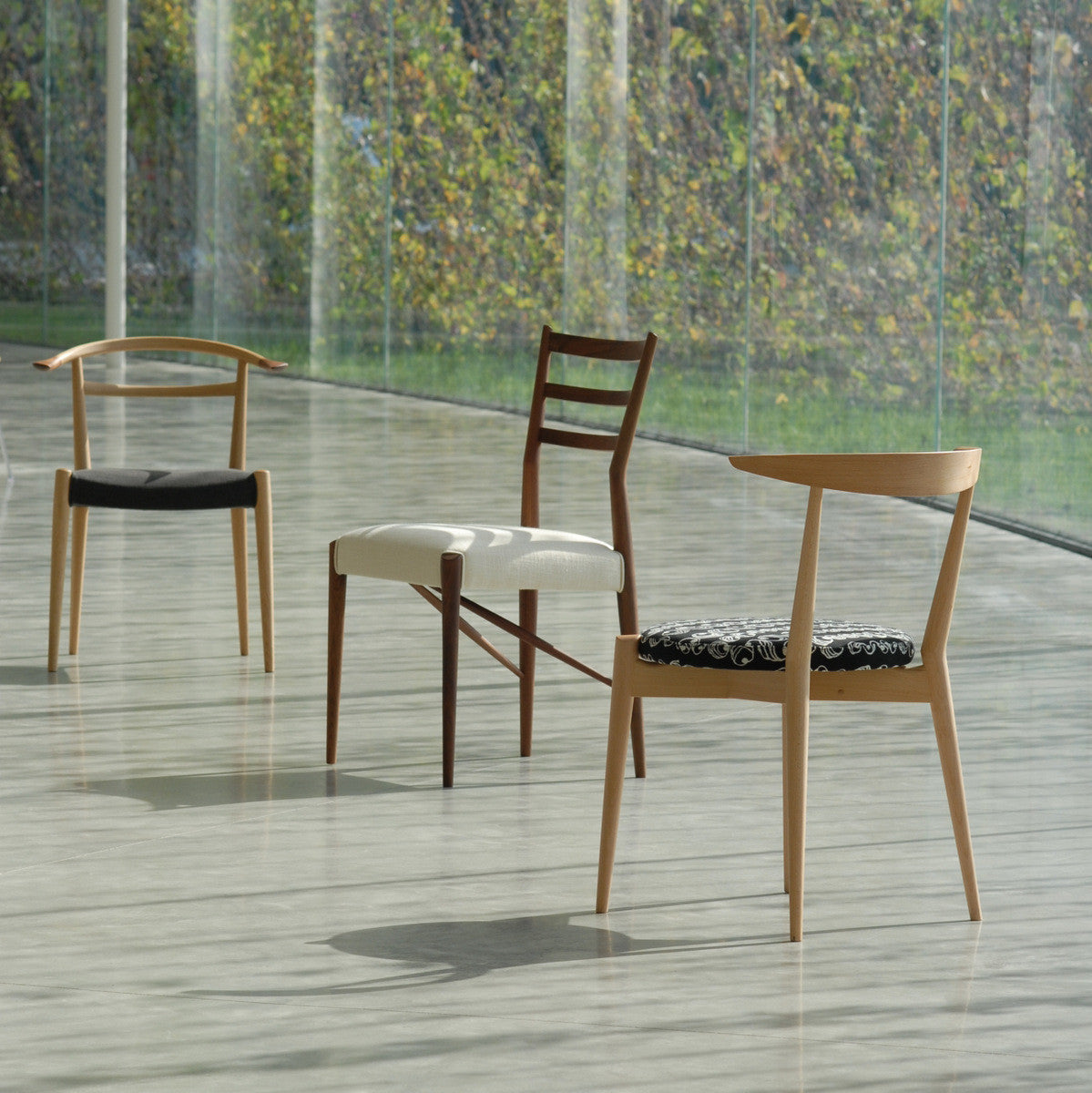 Nissin - White Wood Chair WOC-131 - Dining Chair 