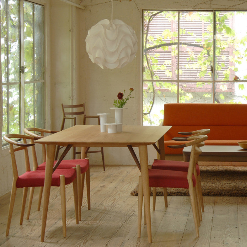 Nissin - White Wood Chair WOC-131 - Dining Chair 