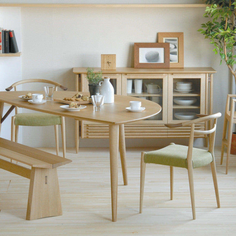 Nissin - White Wood Chair WOC-131 - Dining Chair 