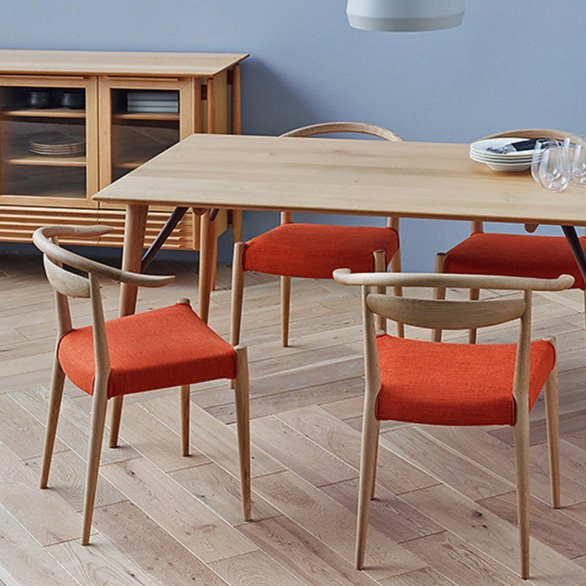 Nissin - White Wood Chair WOC-132 - Dining Chair 