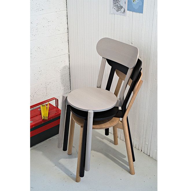 Karimoku New Standard - CASTOR CHAIR grain gray - Dining Chair 