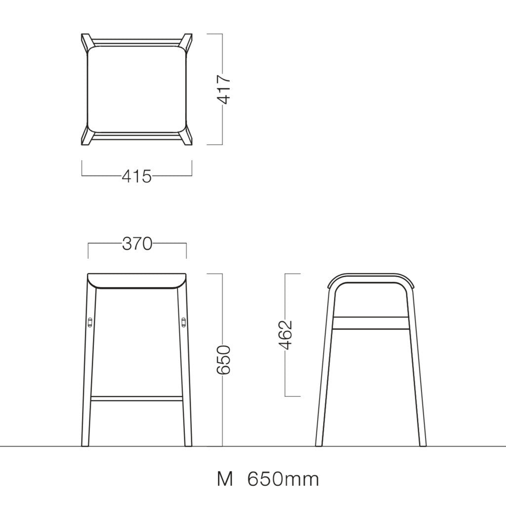 Takumi Kohgei - Tapered Stool Middle - Stool 
